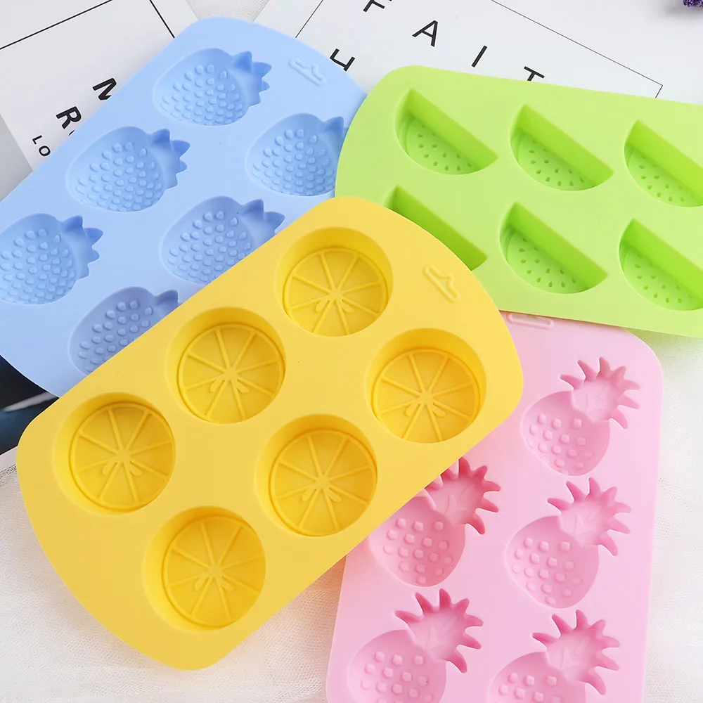 Силиконовая форма в форме фрукта сделай сам искусственная для конфет желе