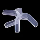 2 шт прозрачный ночной защитный щиток для защиты десны лотки для брусизма отбеливание зубов шлифовальные для занятий боксом Защита зубов оборудование