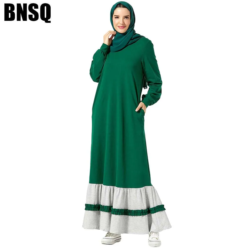 Кружева абайя Дубай Турция Кафтан платье хиджаб мусульманское исламское одежда