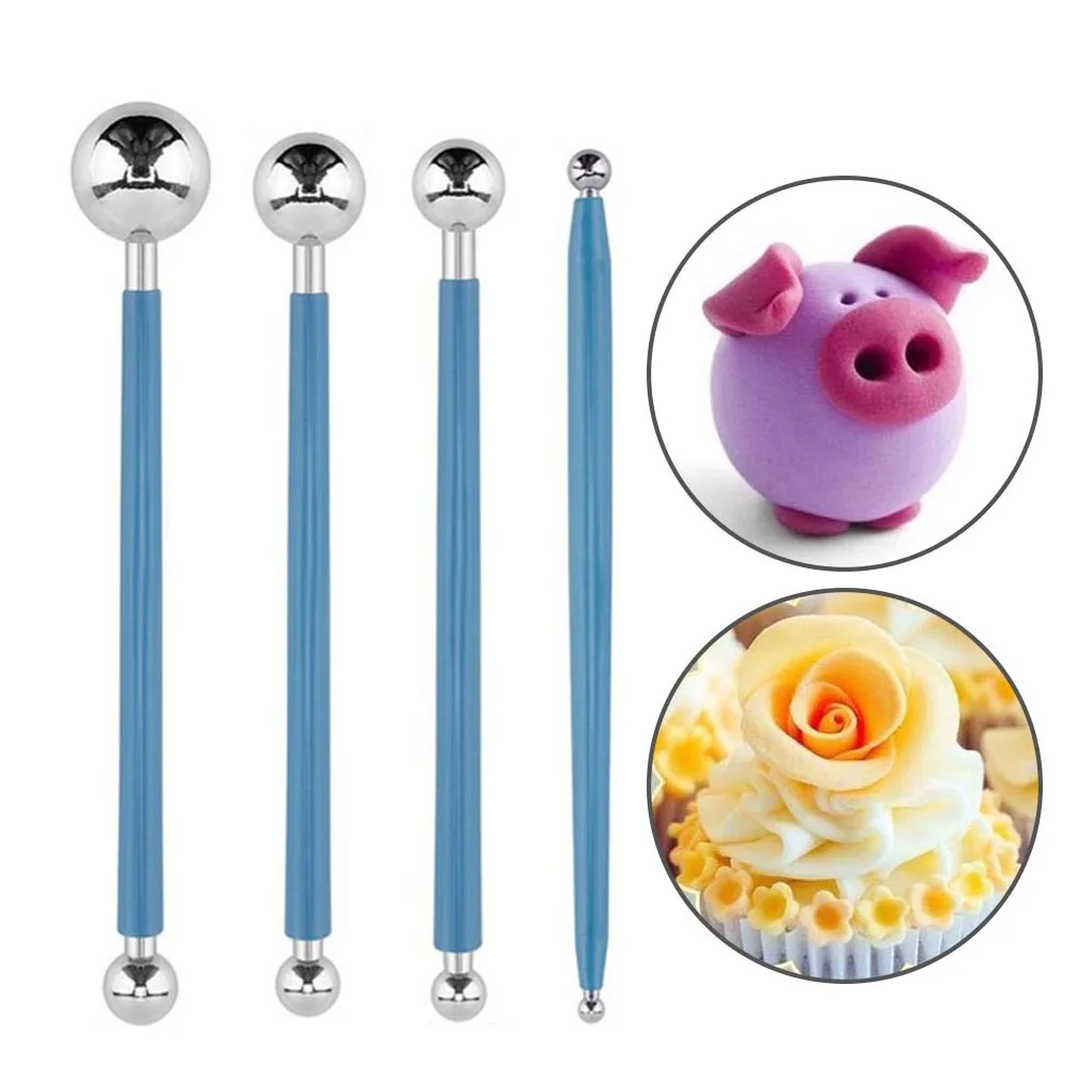 Инструменты для моделирования из глины шарик сфера 4 шт./компл. гончарная