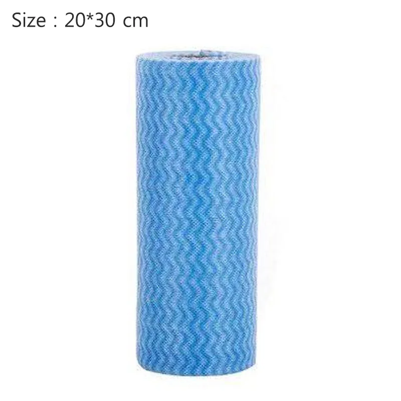 

50 Pcs Cleaning Towel Tear-Off Point Non-Woven Cloth Rag Kitchen Accessories Non-Stick Oil Scouring Pad Cleaning Towel