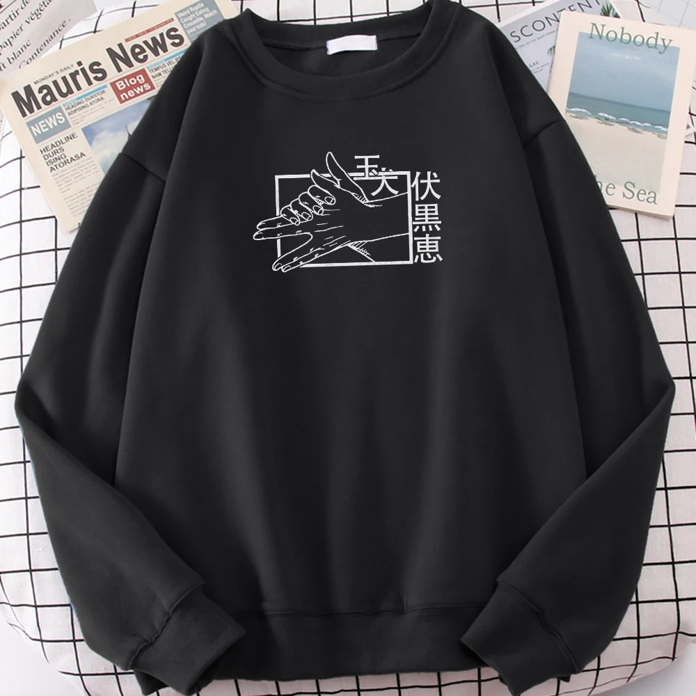 

Hot Sale Casual Tops Fushiguro Megumi Anime Jujutsu Kaisen Print Men Hoodie Warm Brand Men Hoodies Plus Size Crewneck Sweatshirt