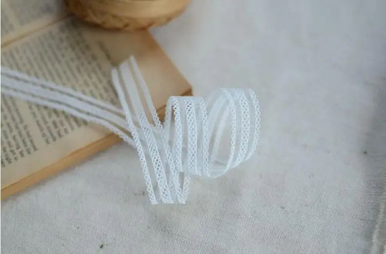 Новое поступление 5 метров горячая Распродажа Белый Sretchy кружевной отделкой для