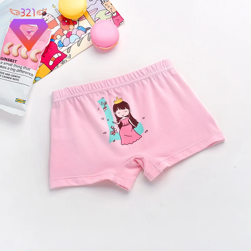 5 шт./партия нижнее белье для девочек Новая детская одежда хлопковые детские