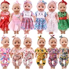 Милое Платье котенка для куклы 18 дюймов, американская кукла, игрушка для девочки 43 см, одежда для новорожденных, аксессуары, подарок нашему поколению