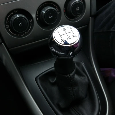 Ручка переключения передач из нержавеющей стали 5 скоростей для Peugeot 106 206 306 406 107 207