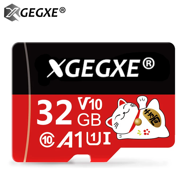Карта памяти XGEGXE Micro SD 16 ГБ 32 64 128 256 MicroSD Max A1 Uitra C10 TF карта 8G памяти|Карты памяти| |