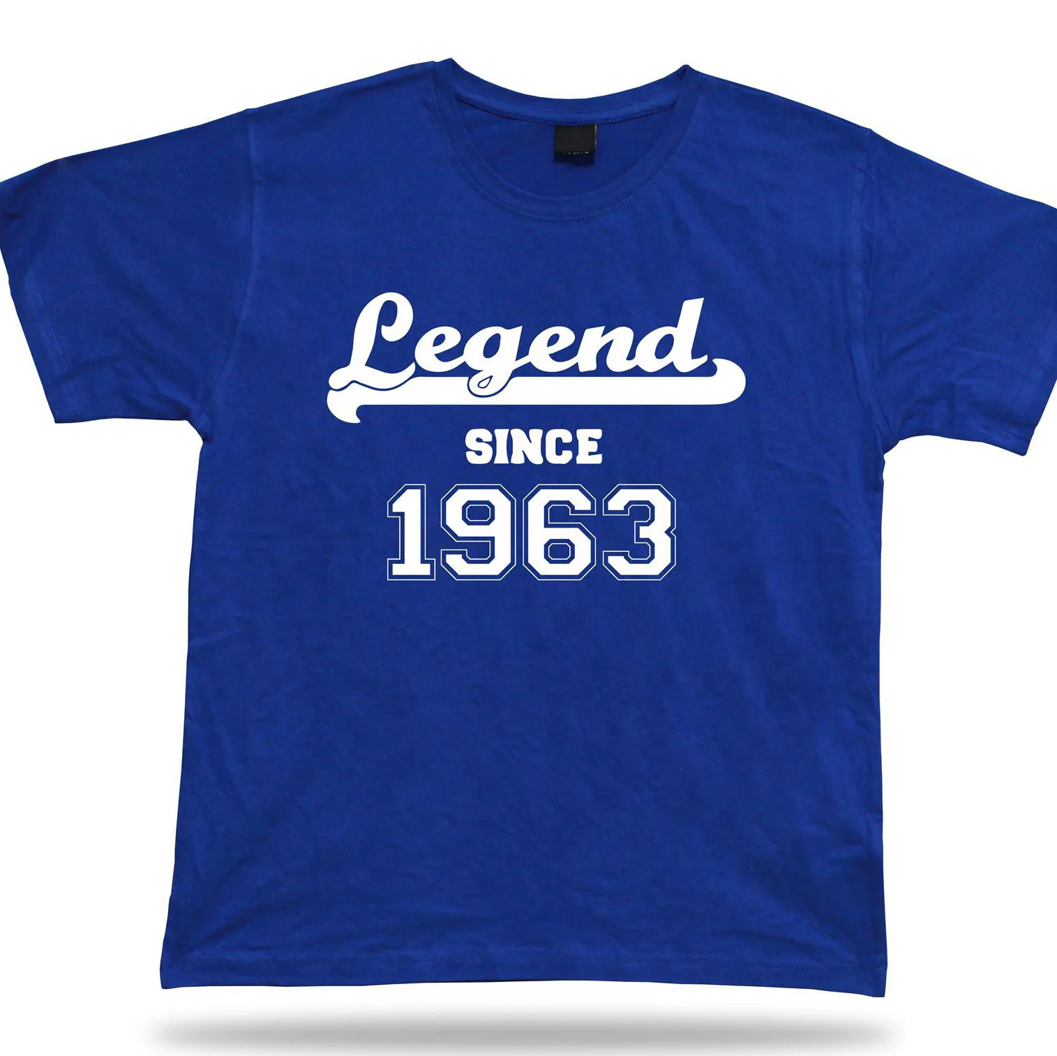 Хипстерские футболки с круглым вырезом Футболка принтом Легенда 1963 года
