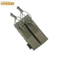 excellent elite spanker outdoor tactical convertible kriss mp7 double magazine pouch hunting magazine bag military molle