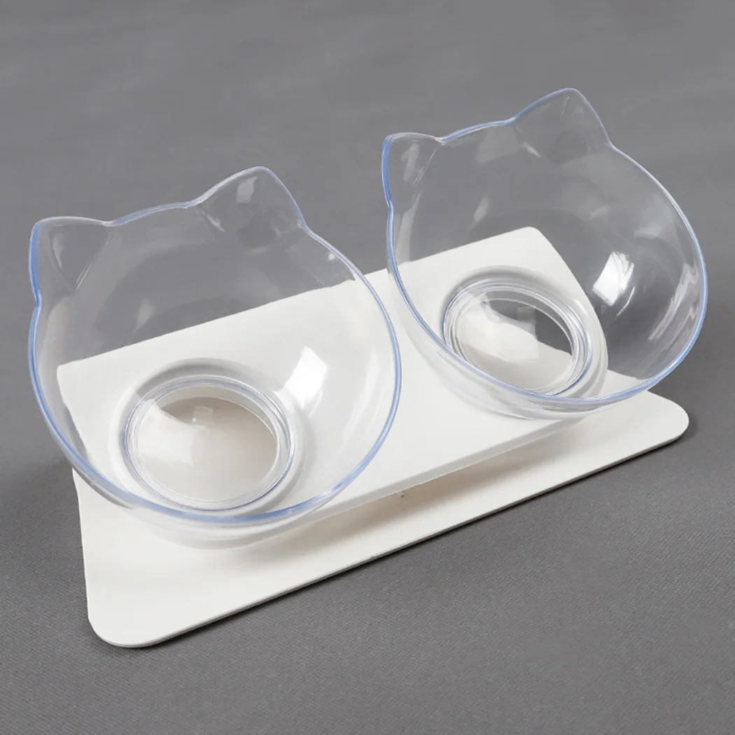 

Non-Slip Double Cat Bowl Dog Bowl With Stand Pet Feeding Cat Water Bowl For Cats Food Pet Bowls For Dogs Feeder Product Supplies
