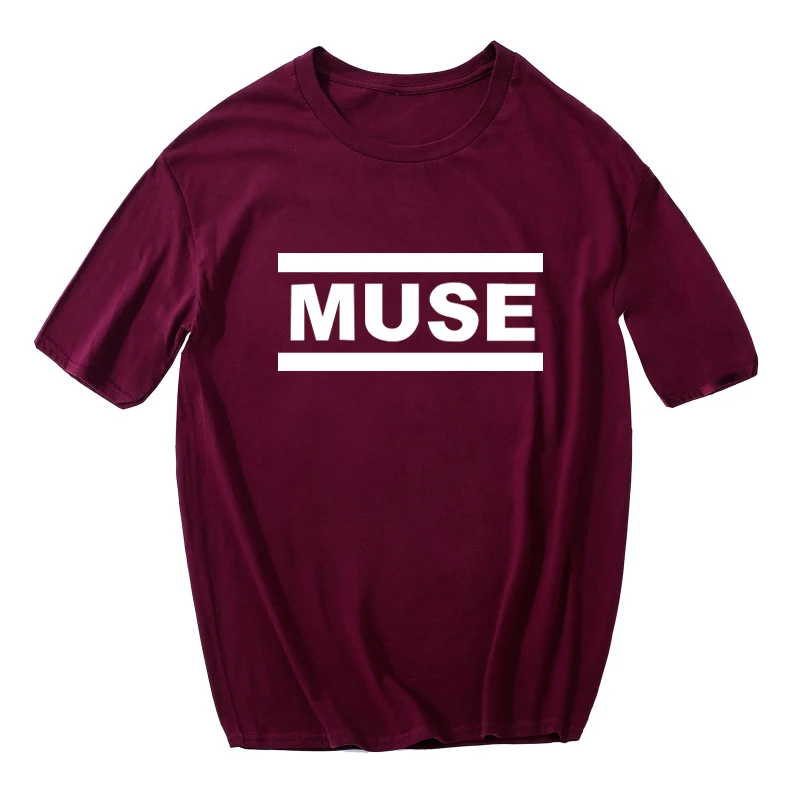 Модные крутые Топы известных Muse 100% хлопок Повседневная Уличная одежда в стиле