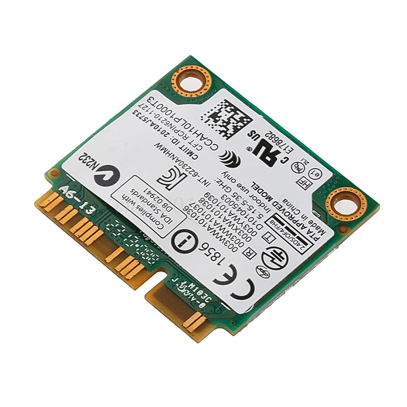 

Wireless Mini Universal Dual Band Intel 6230 62230ANHMW 300 WiFi BT PCI-E Card
