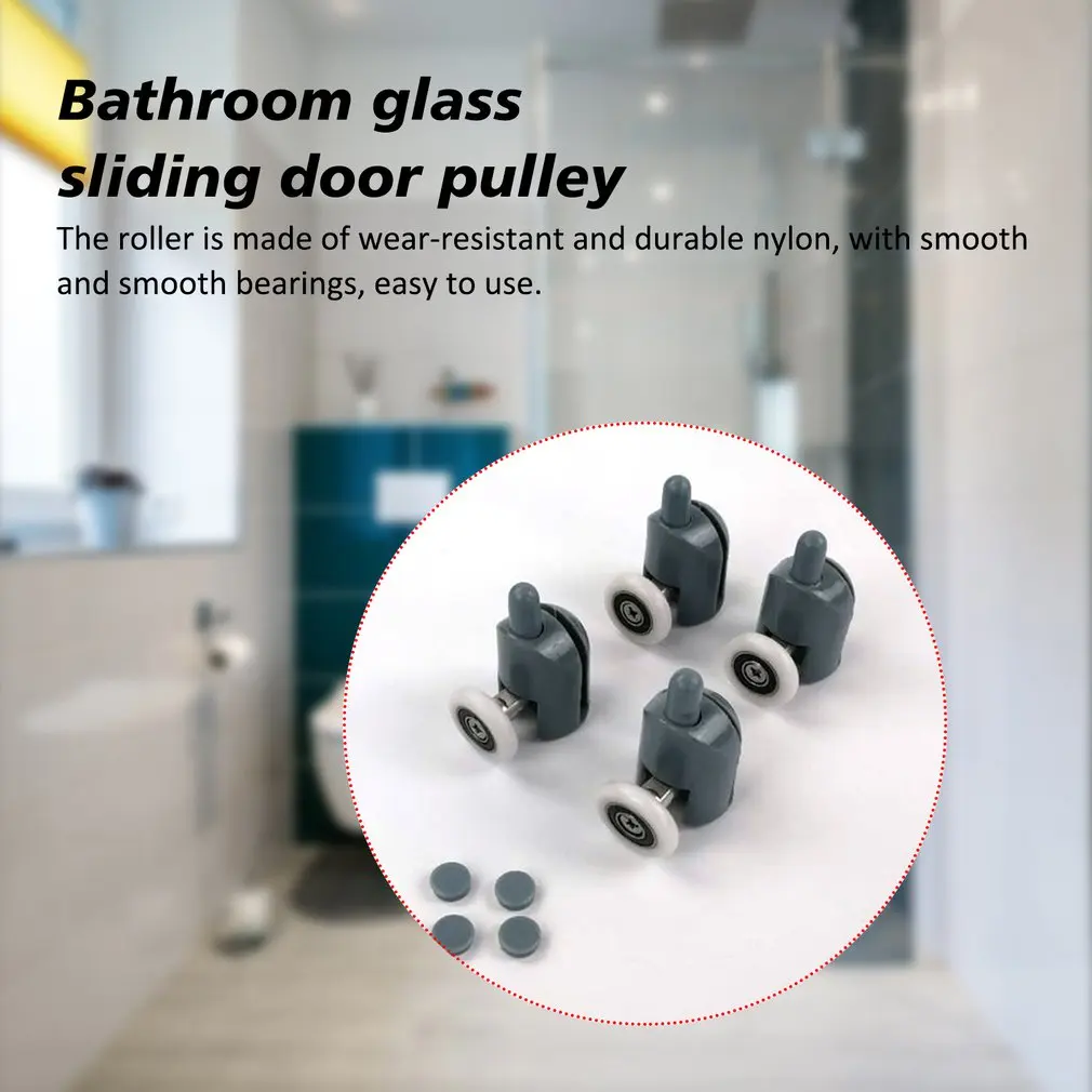 Душевая кабина роликовые каюты вверх и вниз одно колесо пластиковые