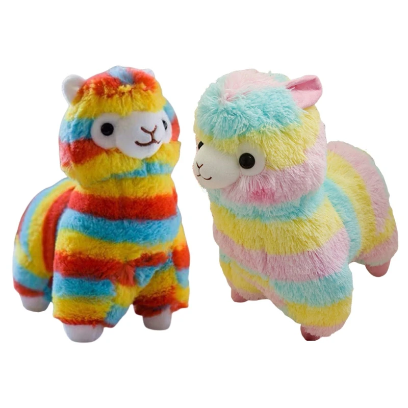 

2022 New Cute Alpaca Toy Doll Pillow Hugs Doll Early Educational Toys Bed/Sofa Accompany Supplies Cotton Made Girls Toy