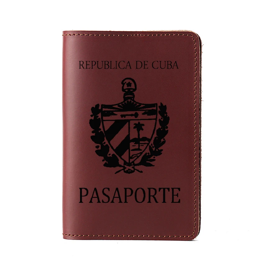 Куба Обложка на паспорт Чехол держатель для карт бумажник персонализированной
