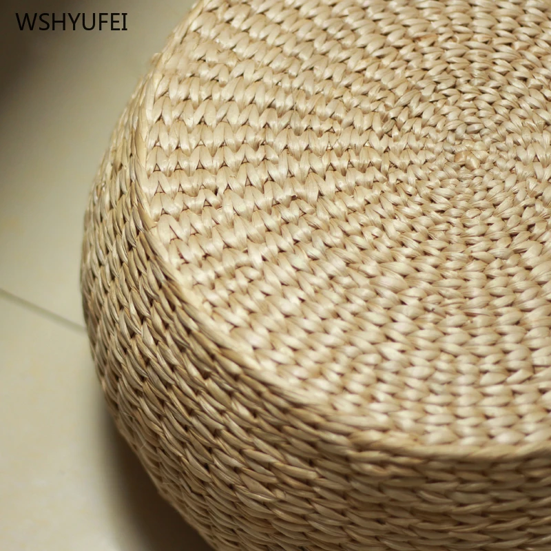 Прямые домашние соломенные коврики для смены обуви табурет дома спальни