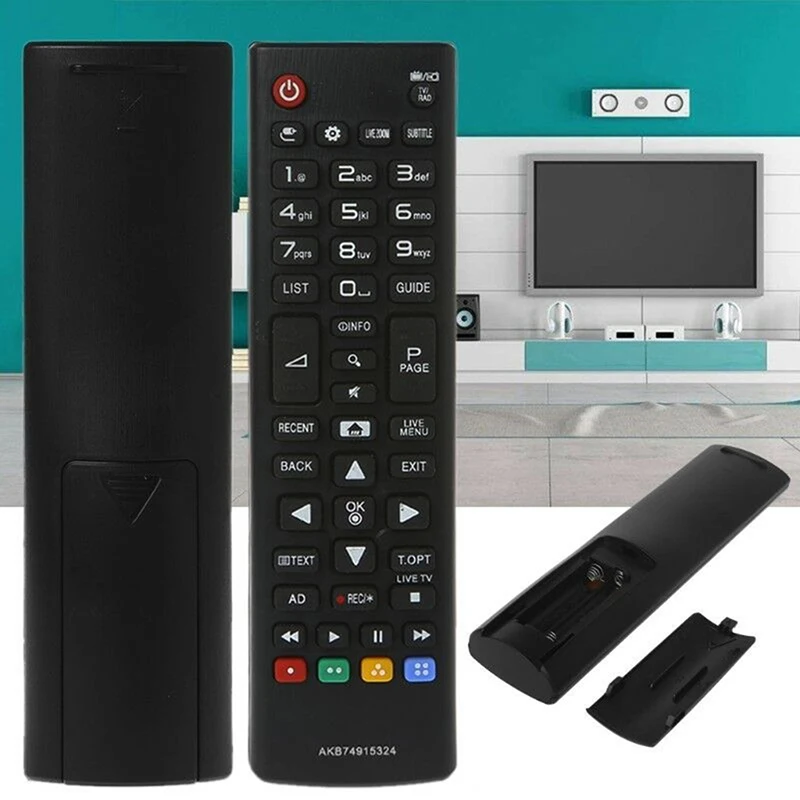 black smart wireless remote control abs replacement 433 mhz television remote universal for lg akb74915324 led lcd tv controller free global shipping