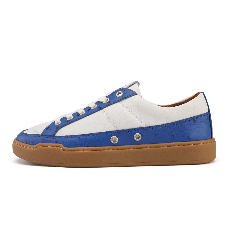 

Lace-Up Leather Casual Shoes Blue