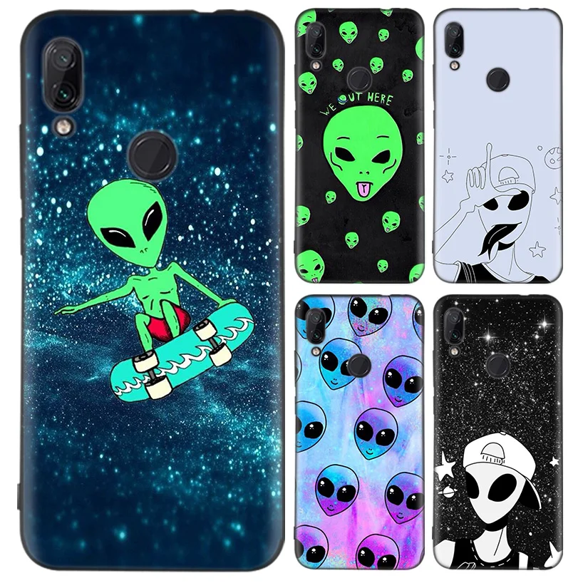 Милый чехол Alien Believe UFO ET для Xiaomi Redmi Note 7 8 K20 7S 7A 6 6A Pro S2 5 mi Play 9T CC9 E A1 A2 Lite F1 мягкий чехол для телефона