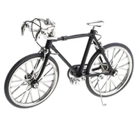 classic black bike with basket 116 model toy collection xmas present