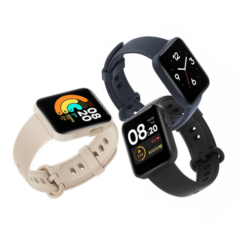 Смарт-часы Xiaomi Mi Watch Lite глобальная версия сенсорный экран 1 4 дюйма GPS 5ATM