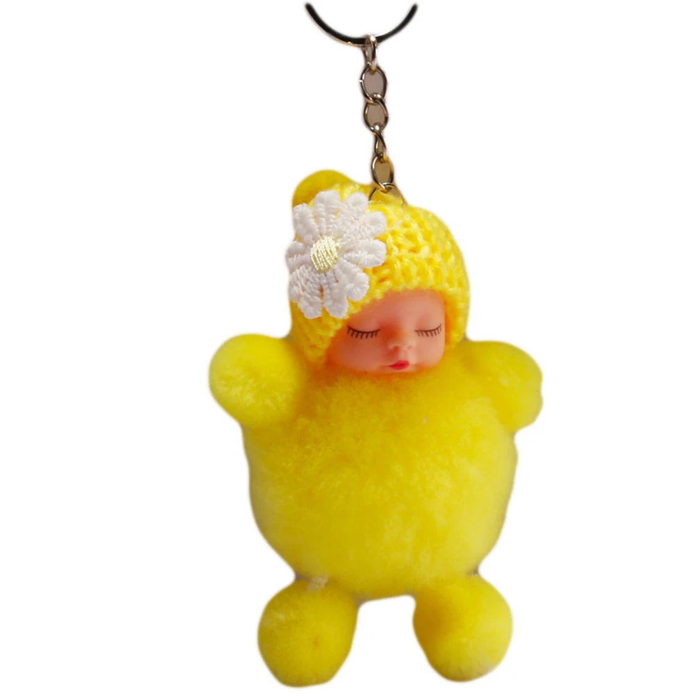 Симпатичные Брелки для девочки спальный мешок малышей с бантом плюшевые куклы