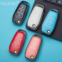 tpu car key case cover keychain for ford focus 2 3 mk3 st rs ecosport kuga escape fiesta fold c max s max mondeo galaxy transit