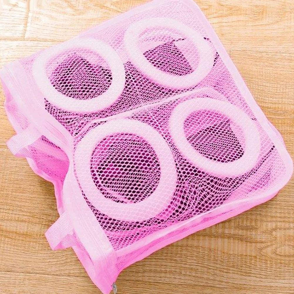 Washing Machine Shoes Clothes Underwear Zipper Laundry Mesh Pouch Storage Bag |