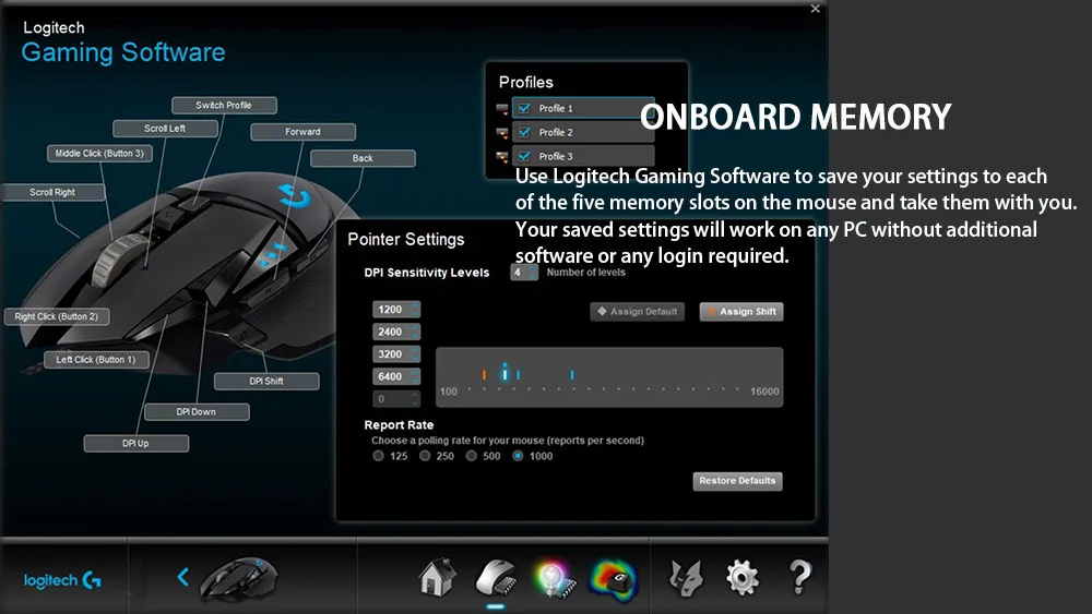 Игровая мышь серии G G302 G402 G502 Hero DAEDALUS PRIME HYPERION FURY SPECTRUM для геймеров