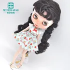 Одежда Blyth, модная юбка в виде клубники, розовая, синяя, абрикосовая, красная для кукол Azone OB23 OB24 28-30 см, аксессуары для кукол