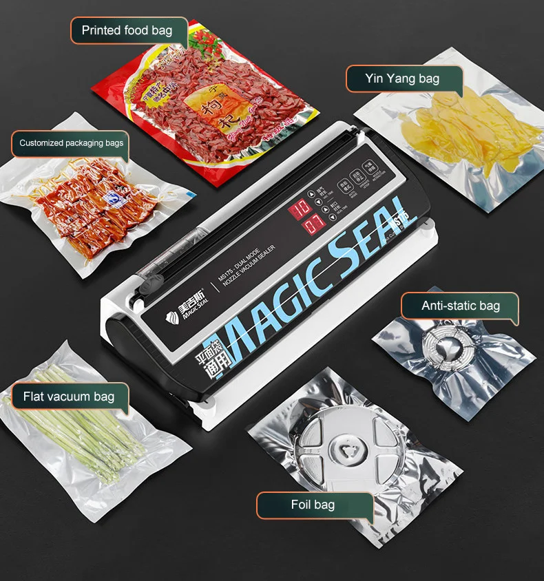 30cm Vacuum Food Sealer MAGIC SEAL MS175 Electric Wet Machine Professional Home Packaging | Бытовая техника
