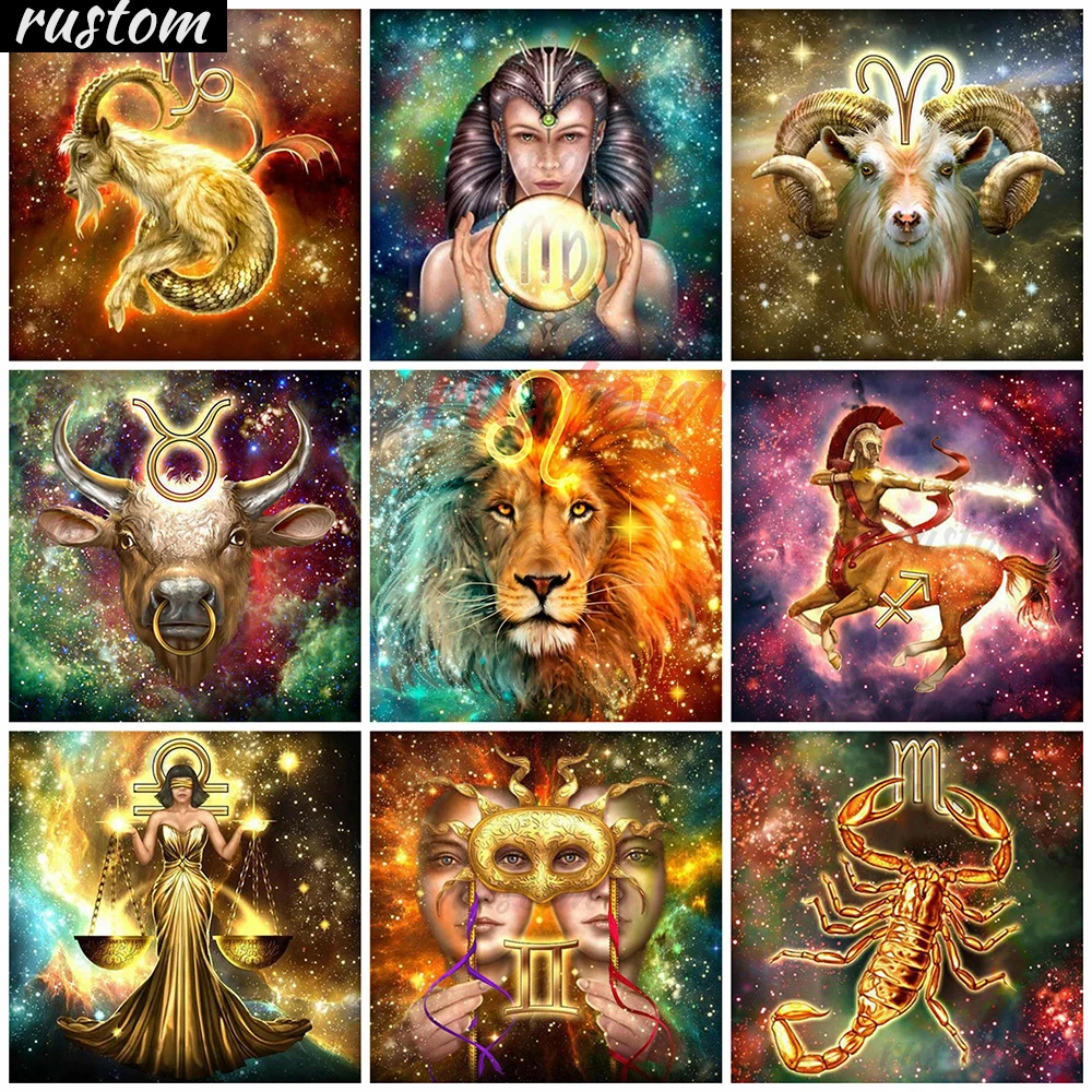 

Алмазная вышивка Лев 5D DIY алмазная живопись Набор для вышивки крестиком созвездия картина Стразы домашний декор нержавеющий