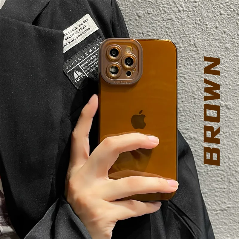 Luxury Shockproof Camera Lens Protection Soft TPU Smartphone Case For iPhone 12 Pro Max Mini 11 XR Cell Phone Back Cover Fundas