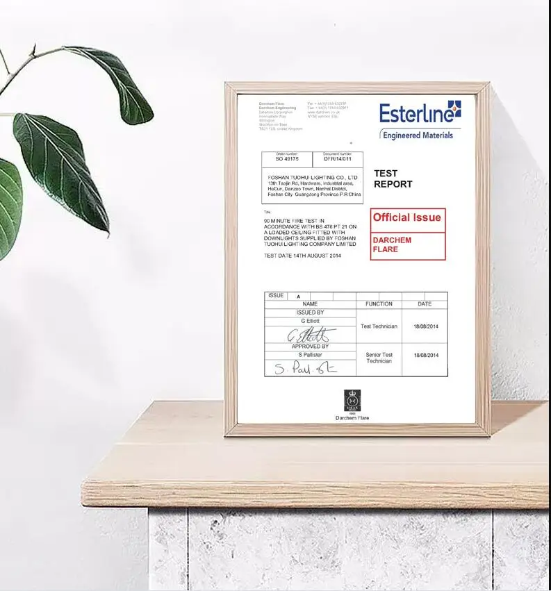 

Fireproof GU10 LED Downlight Die-Cast Ceiling Light Bathroom Light