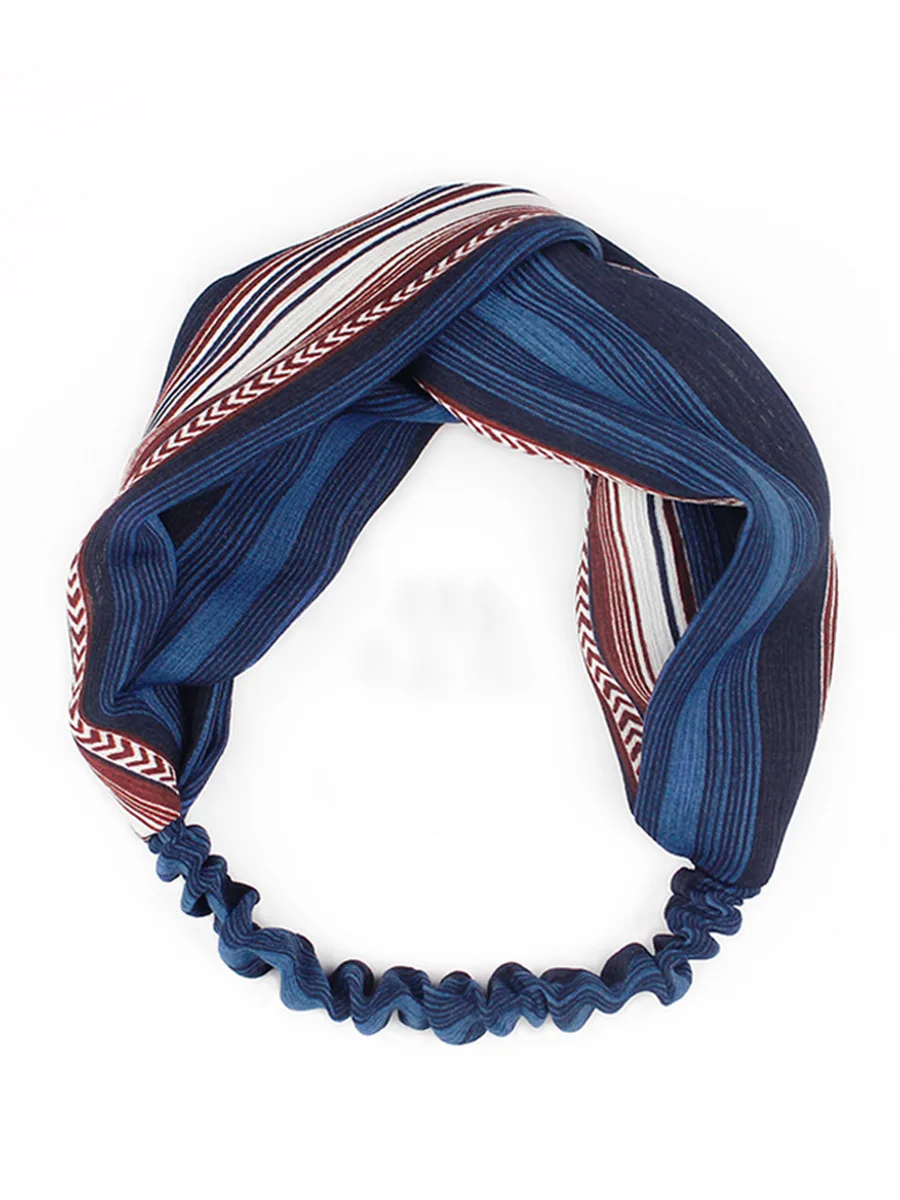Крестовые повязки для мытья лица эластичные волосы тюрбан-Повязка Женская