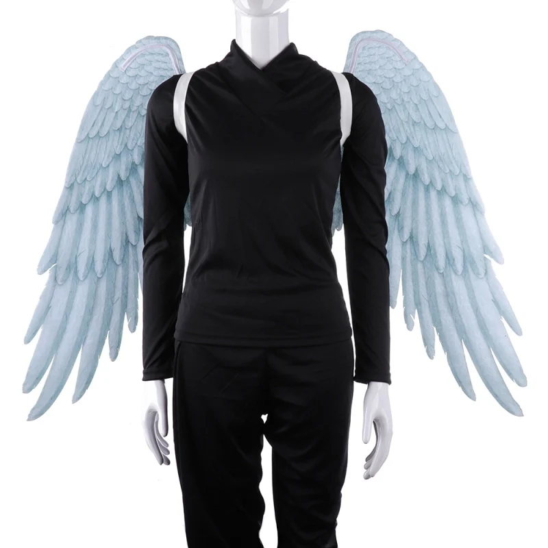 Halloween 3D Big Wings Non-Woven Fabric Angel Devil Adult  Mardi Gras Theme Party  Large Black Wings Costume Cosplay Accessories images - 6
