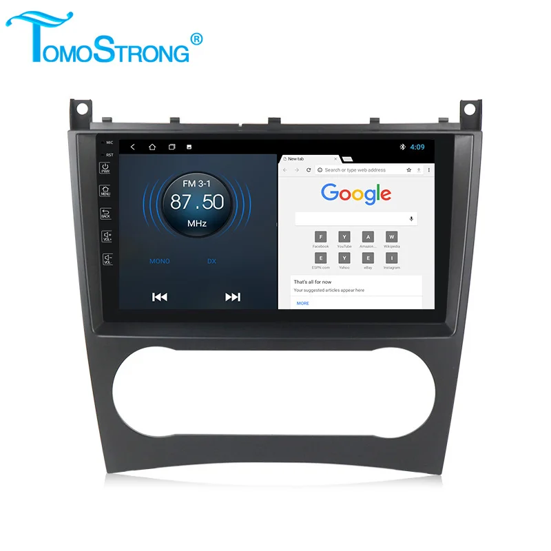 Автомобильный мультимедийный плеер с GPS Android 10 для Mercedes/Benz W203 W209 w222 W169 A160 C180 C200 C230