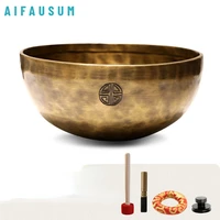 nepal handmade singing bowl meditation sound healing copper chime alms bowl buddha sound bowl