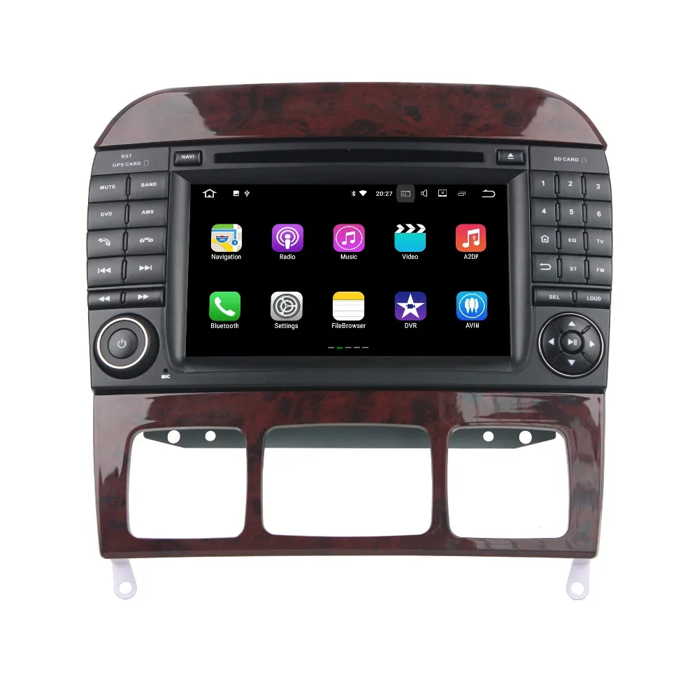

Android 10.0 7" 2 Din 8 Core 4+32G 4+64GB For BENZ S-Class W220 S280 Car Radio Multimedia Player Audio Stereo DSP DVD Recorder