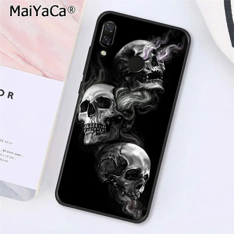 MaiYaCa Мрачный Жнец "скелетная" Капа чехол для телефона для Xiaomi Redmi8 4X 6A S2 5A Redmi 5 5Plus Note7 8Pro 7A 6A