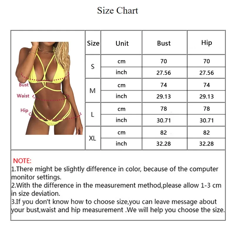 

New Sexy Swimsuit Female Two Piece Bandage Bikini Mujer 2021 Sexy Backless Thong Swimwear Women Summer Beachwear Biquini