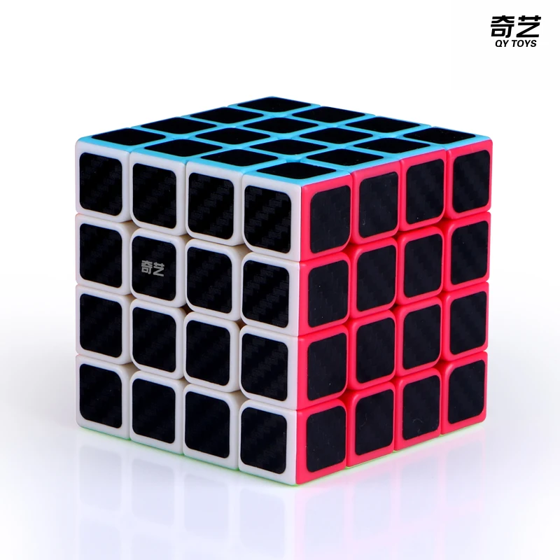Qiyi углеродного волокна Cube Magic 2x2x2 3x3x3 Скорость 4x4x4 5x5x5 косой SQ 1 пирамиды X CUBE лист