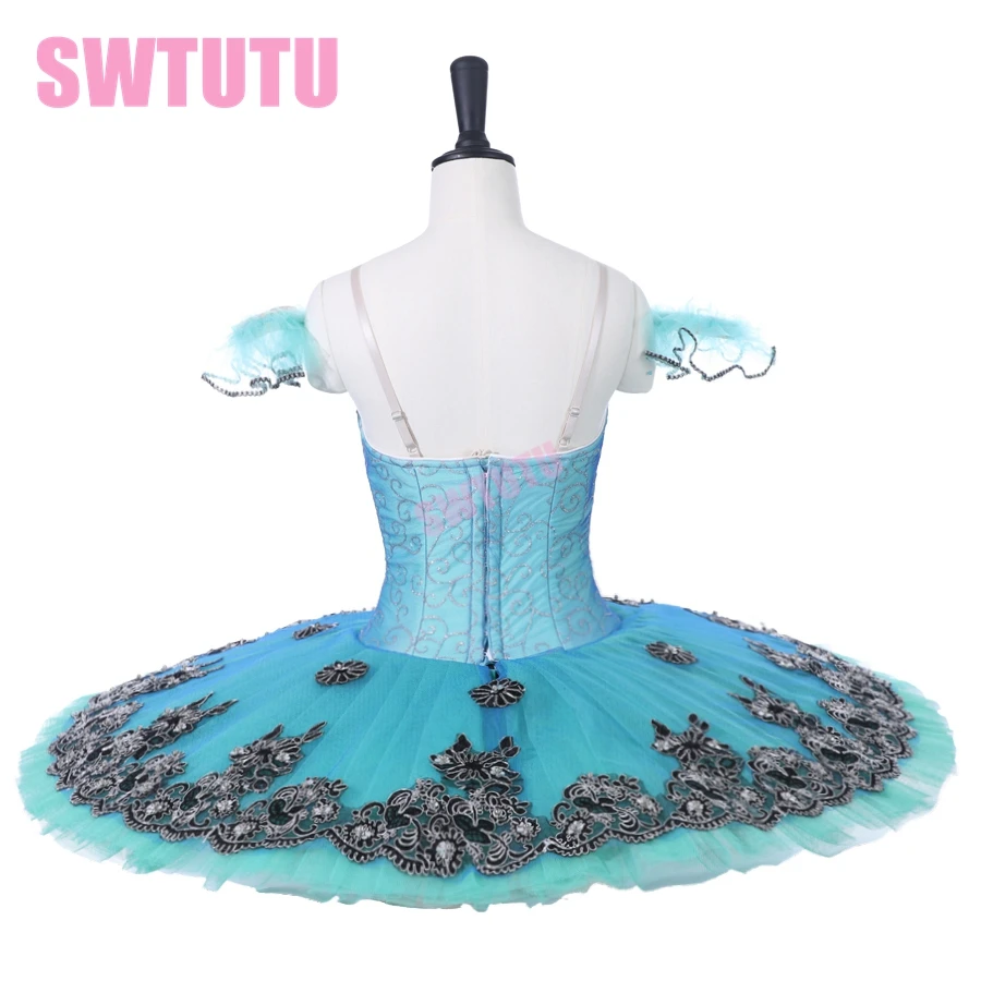 Зеленая классическая балетная пачка для взрослых синяя профессиональная