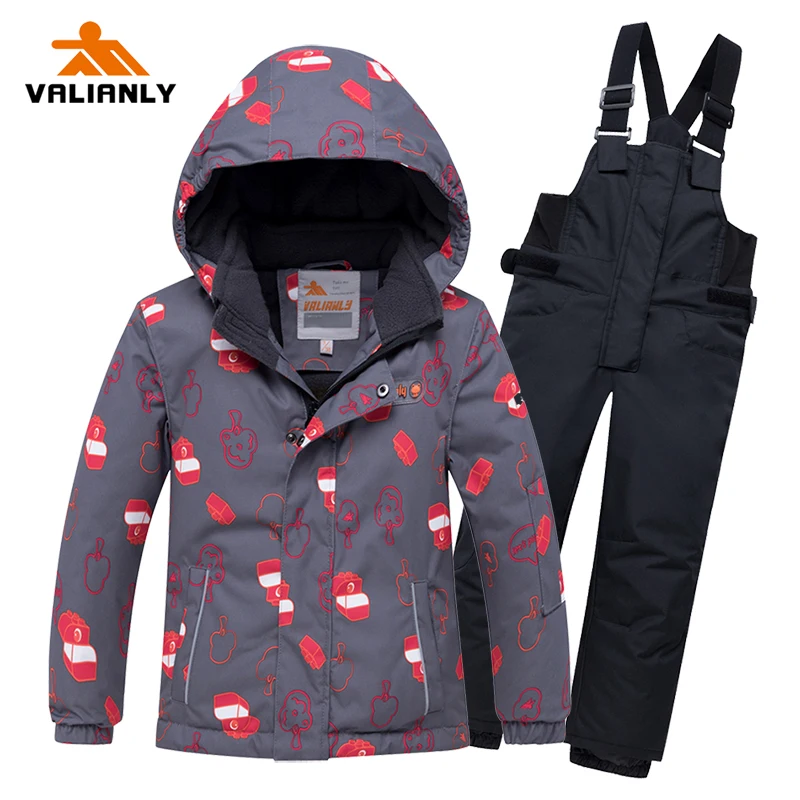 2020 зимний детский лыжный костюм водонепроницаемый для мальчиков ветрозащитная