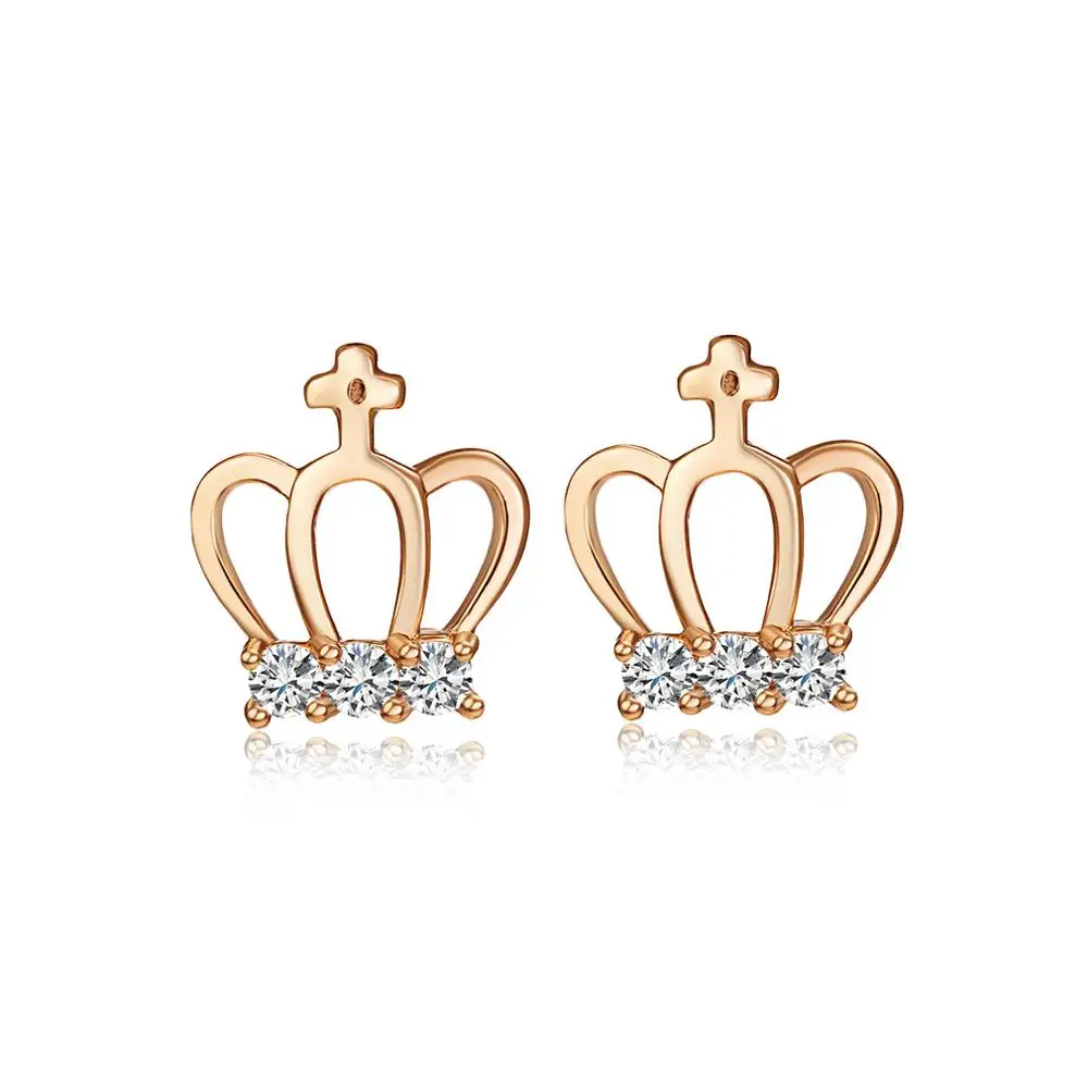 style 8 Новые милые серьги с подвеской в виде совы, разноцветные прозрачные серьги-гвоздики с кристаллами, ювелирные изделия, простые серьги-Вишенки для женщин - Окраска металла: style 8