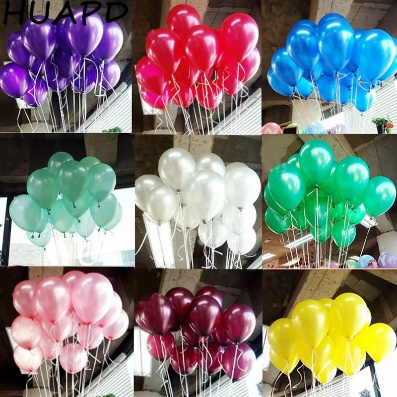 30 шт./лот 1 5 г жемчуг черный белый цвет серебро латексные воздушные шары на день