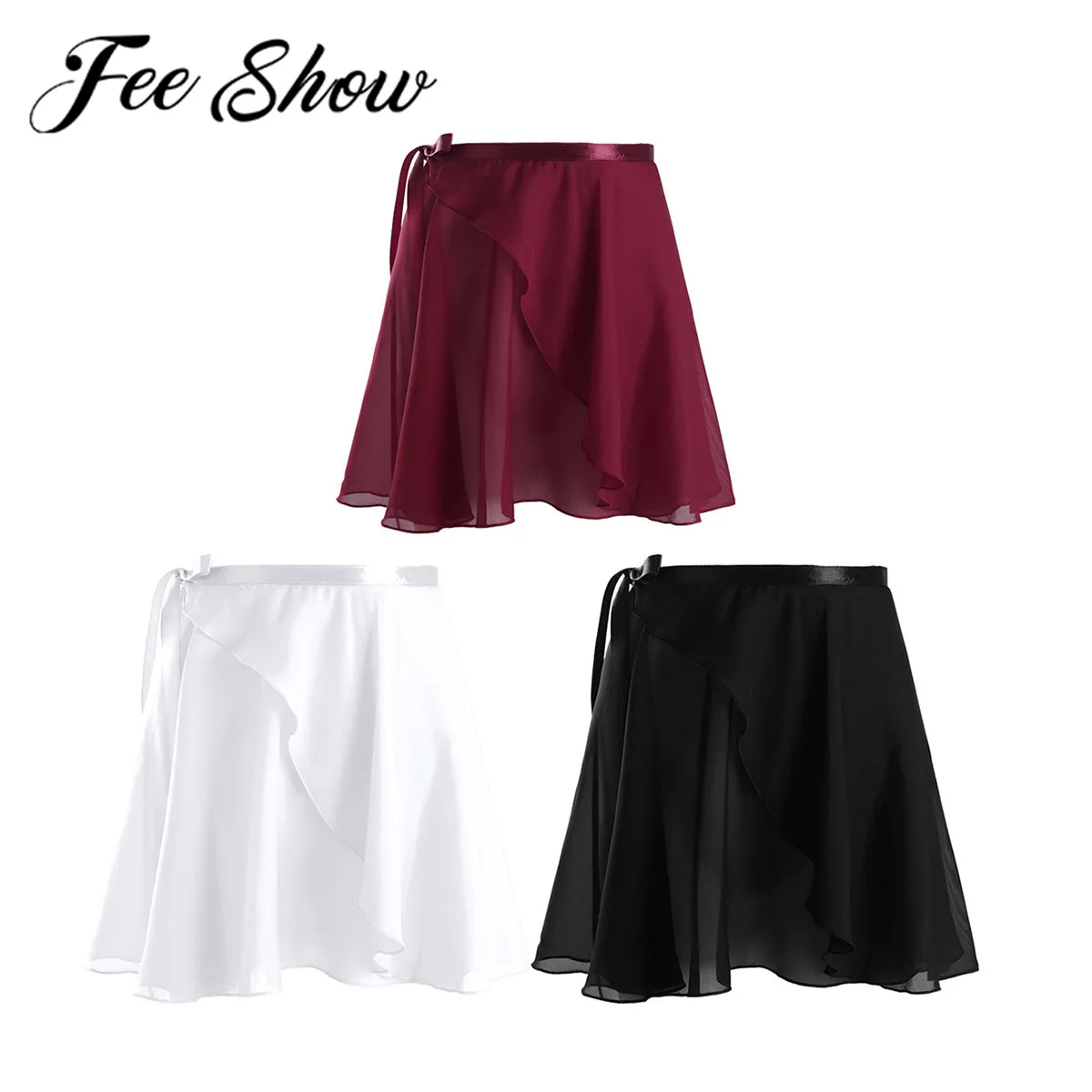 Женское шифоновое платье для девочек балетные трико юбка танцев и занятий