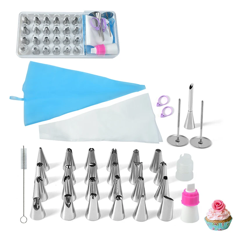 Корейские украшения печенья из нержавеющей стали крем для рта устройство