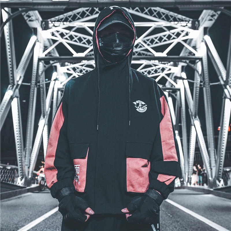 Мужской пуловер в стиле хип-хоп с лентами осень 2019 | Мужская одежда