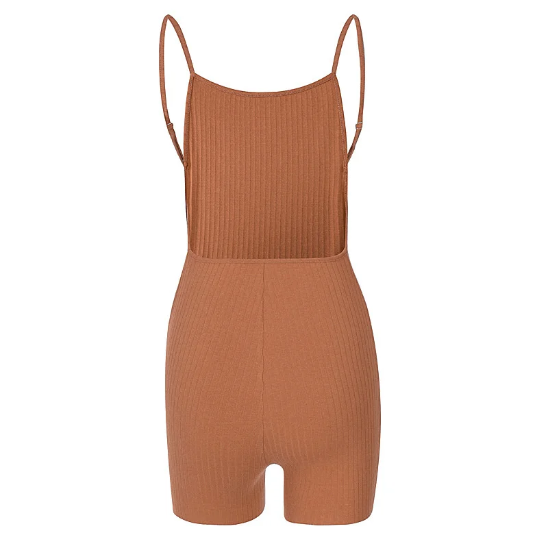 

Adjustable Strap Sleeveless Backless Bodycon Sexy Women Romper Playsuit Summer Fashion Streetwear Jumpsuit Woman Clothes